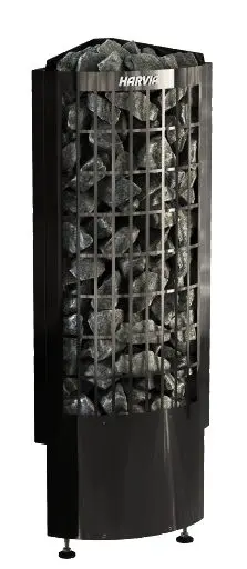 Harvia Cilindro corner E Black Steel