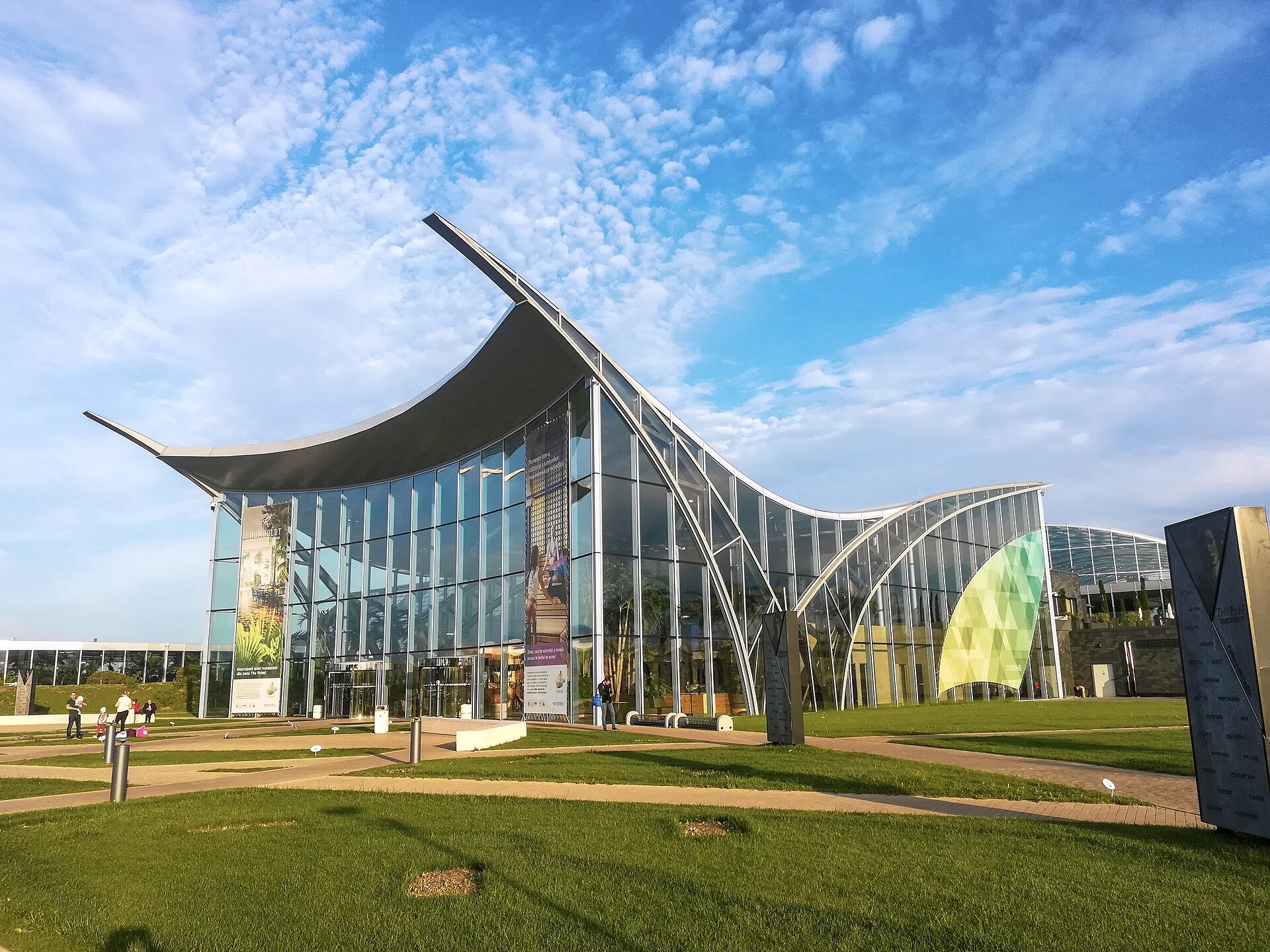 Therme București, Therme Group's glass-roofed wellbeing resort outside Bucharest, Romania