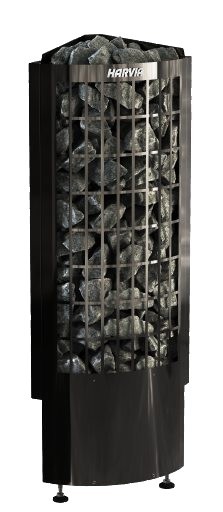 Harvia Cilindro corner E Black Steel