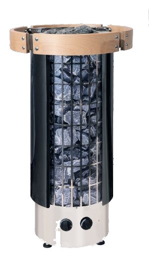 Harvia Cilindro, Black Steel protective sheath