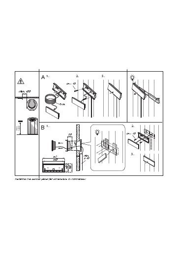 Harvia Forte control panel installation (technical diagram)
