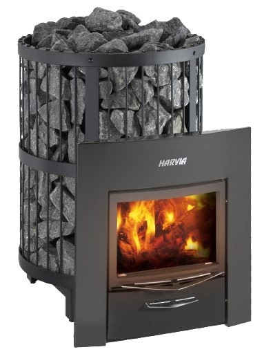 Harvia Legend — Wood-burning flagship — the commercial wood-fired standard