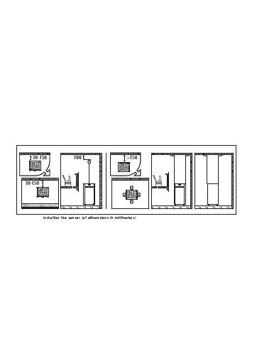Harvia Virta HL70, HL90, HL110 sensor installation (technical diagram)